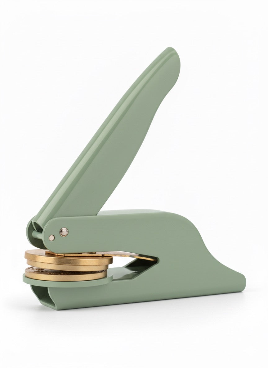 Pince à gaufrer personnalisée Vert