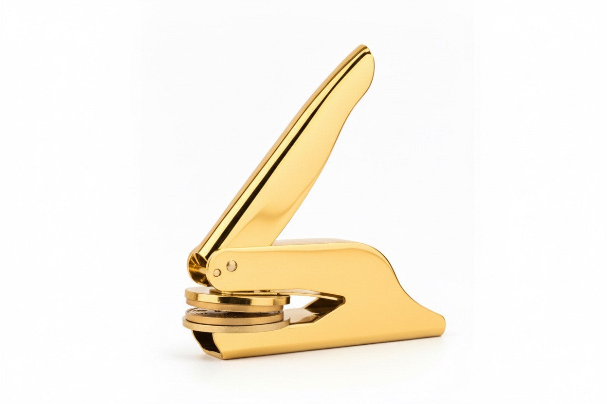 Pince à gaufrer personnalisée Gold